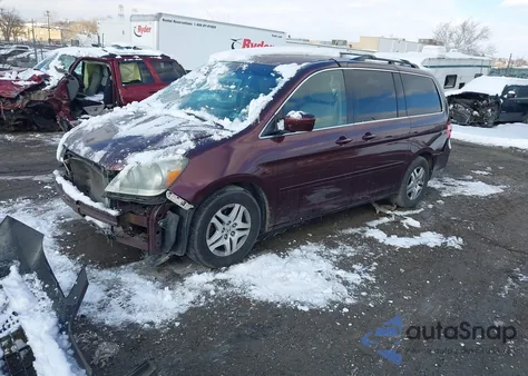 2007 Honda Odyssey Ex from USA, damaged, VIN 5FNRL384X7B070141